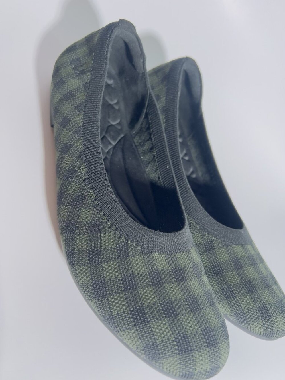 VIVAIA Women’s Knit Flats Green Camo Size US 10.5 EU 41 - Picture 7 of 13